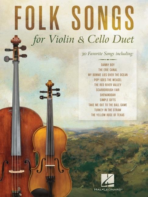 Cover: 9781705192719 | Folk Songs for Violin and Cello Duet: 30 Favorite Songs Arranged by...