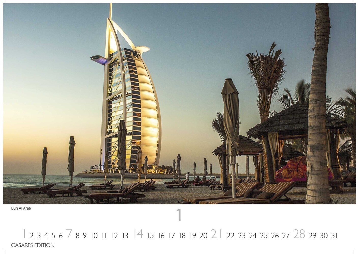 Bild: 9789918618439 | Dubai/Abu Dhabi 2024 L 35x50cm | Kalender | 14 S. | Deutsch | 2024