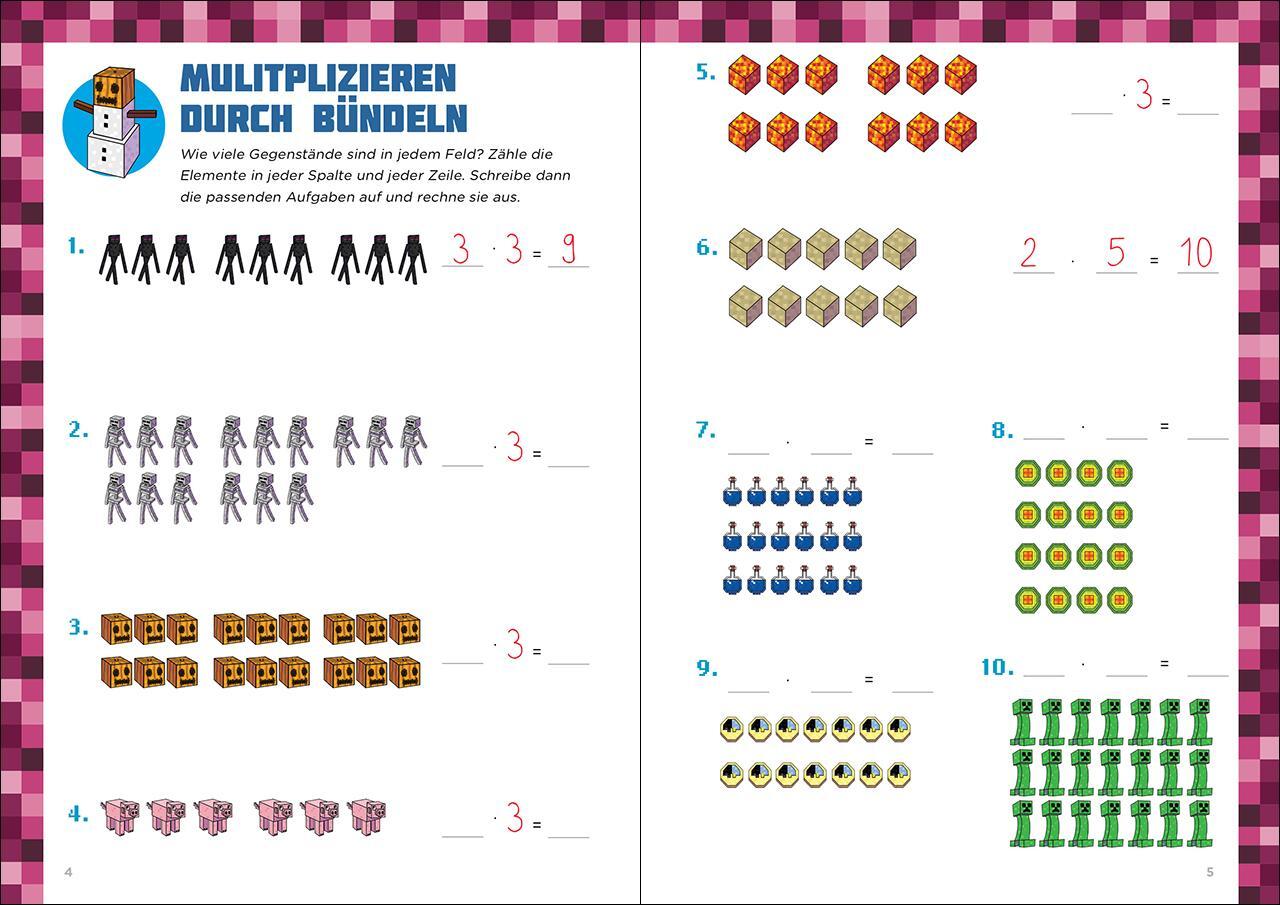 Bild: 9783743215580 | Mathe für Minecrafter - Mein extrastarkes Übungsbuch | Rätseln | Buch