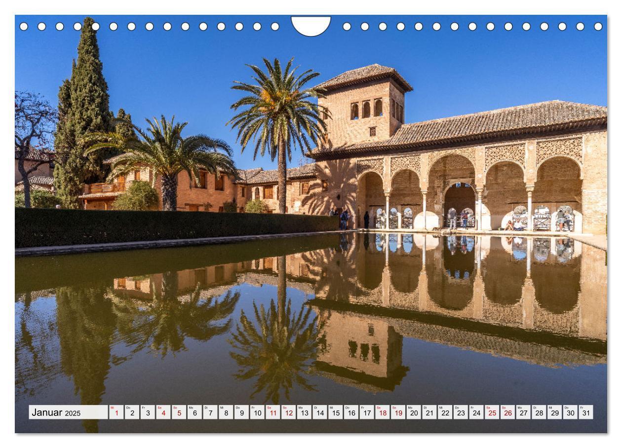 Bild: 9783383976773 | Andalusien - Granada (Wandkalender 2025 DIN A4 quer), CALVENDO...