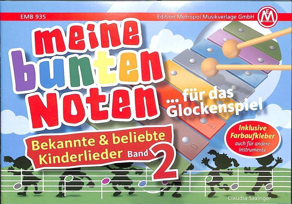 Bild: 9795016393598 | Meine bunten Noten für das Glockenspiel | Claudia Saxinger | Buch