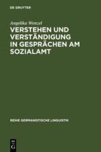 Cover: 9783484310520 | Verstehen und Verständigung in Gesprächen am Sozialamt | Wenzel | Buch