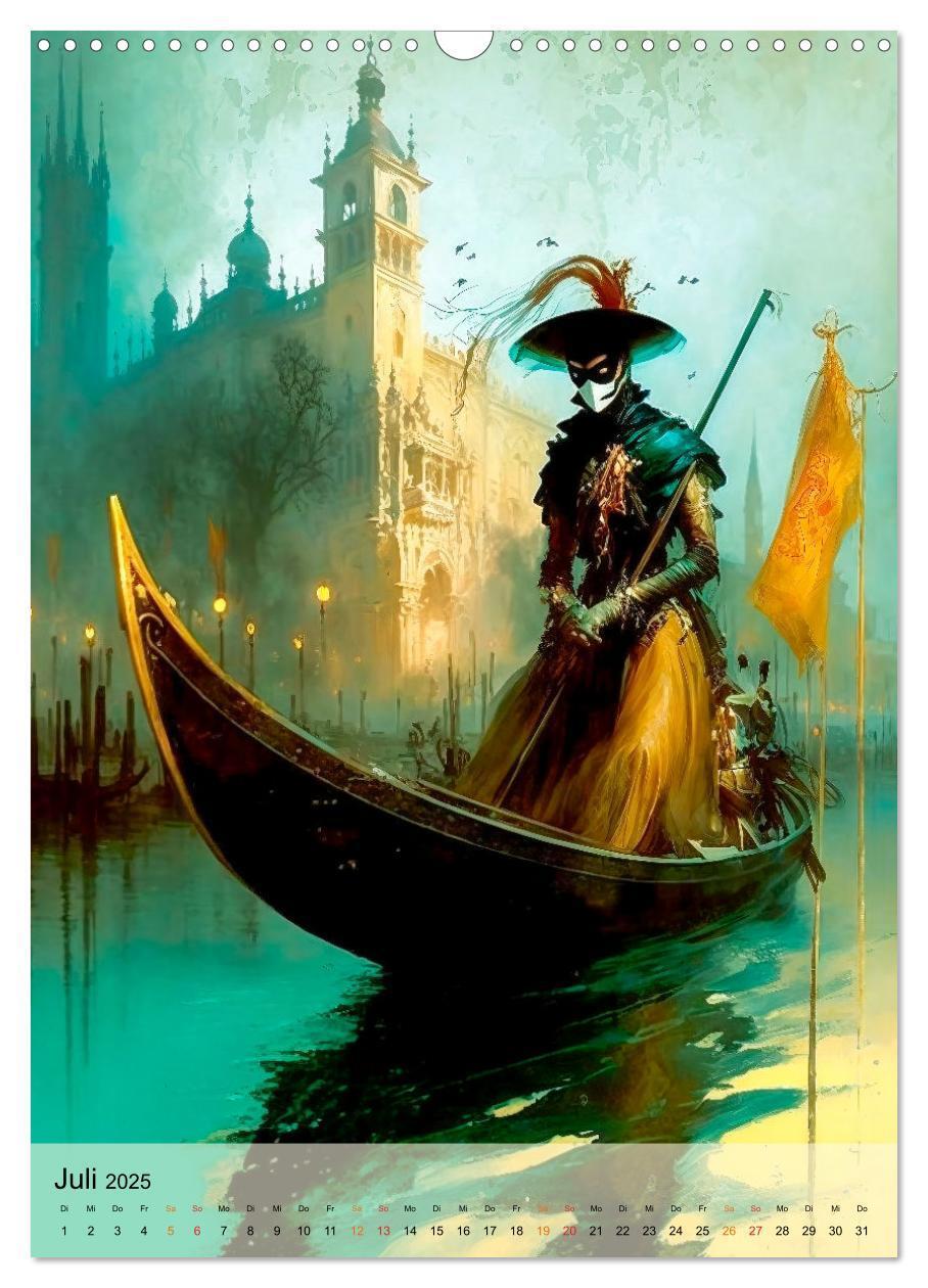 Bild: 9783435883325 | Venedig Karneval (Wandkalender 2025 DIN A3 hoch), CALVENDO...