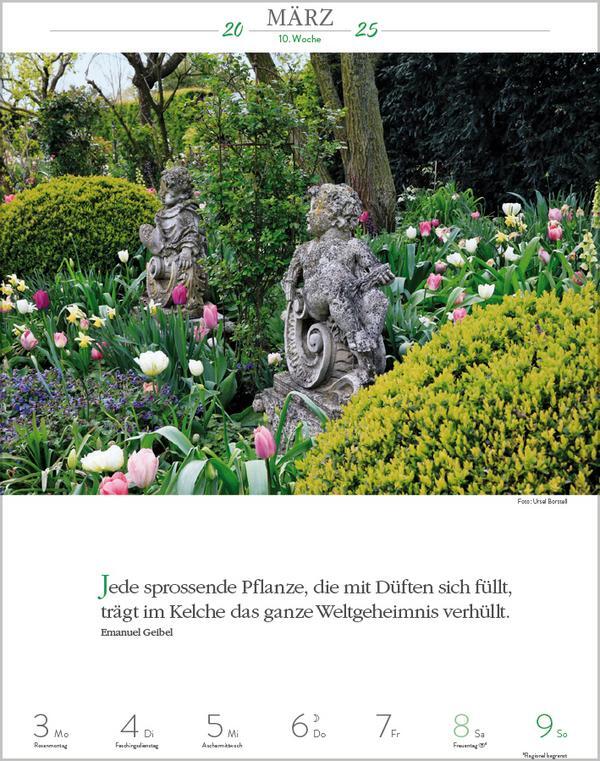 Bild: 9783731879497 | Literaturkalender Gartenlust 2025 | Verlag Korsch | Kalender | 54 S.