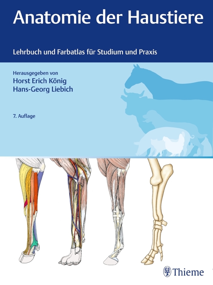 Cover: 9783132425095 | Anatomie der Haustiere | Lehrbuch und Farbatlas für Studium und Praxis