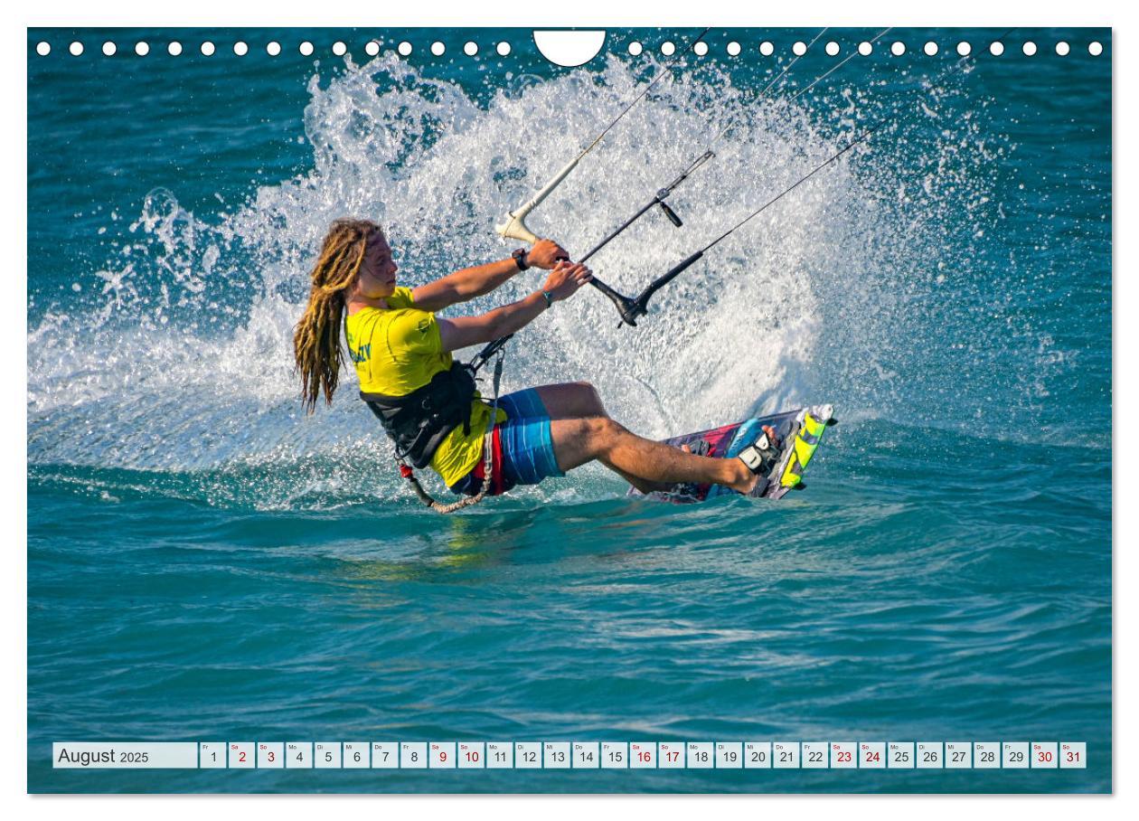 Bild: 9783435100859 | Faszination Kitesurfen (Wandkalender 2025 DIN A4 quer), CALVENDO...