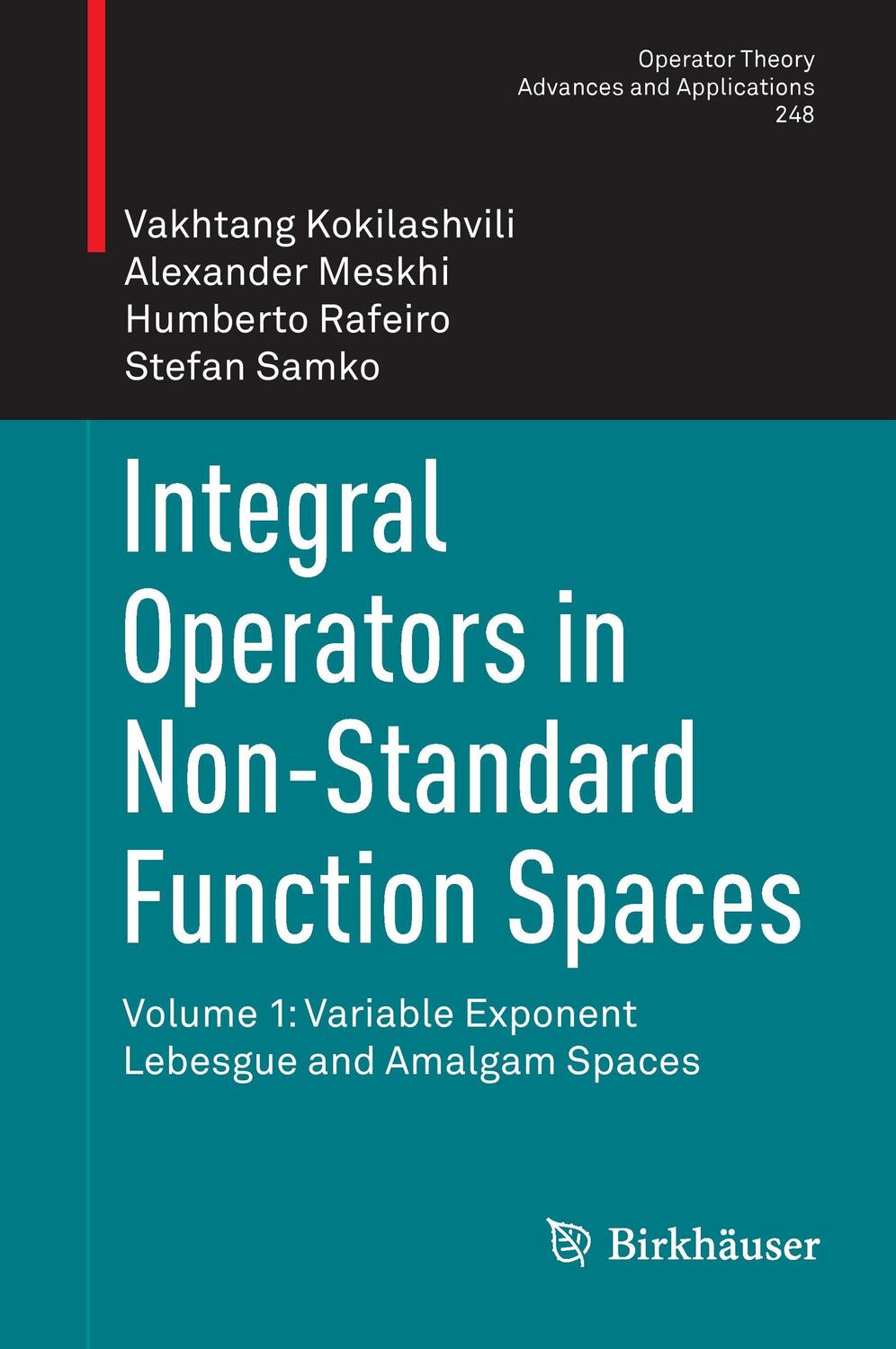 Cover: 9783319210148 | Integral Operators in Non-Standard Function Spaces | Buch | xx | 2016