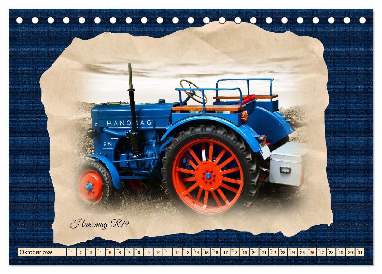 Bild: 9783383864209 | Hanomag Schlepper (Tischkalender 2025 DIN A5 quer), CALVENDO...