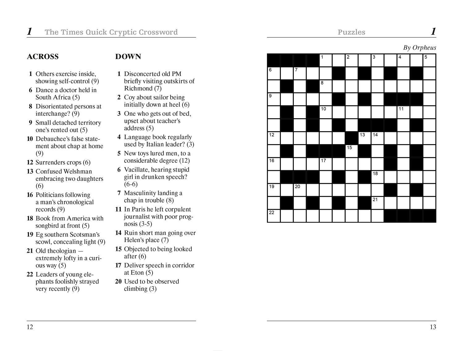 Bild: 9780008173876 | The Times Quick Cryptic Crossword Book 2 | Richard Rogan (u. a.)