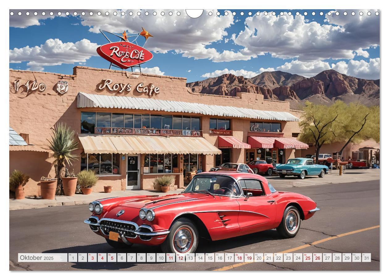 Bild: 9783457137611 | Virtual Classic Cars (Wandkalender 2025 DIN A3 quer), CALVENDO...