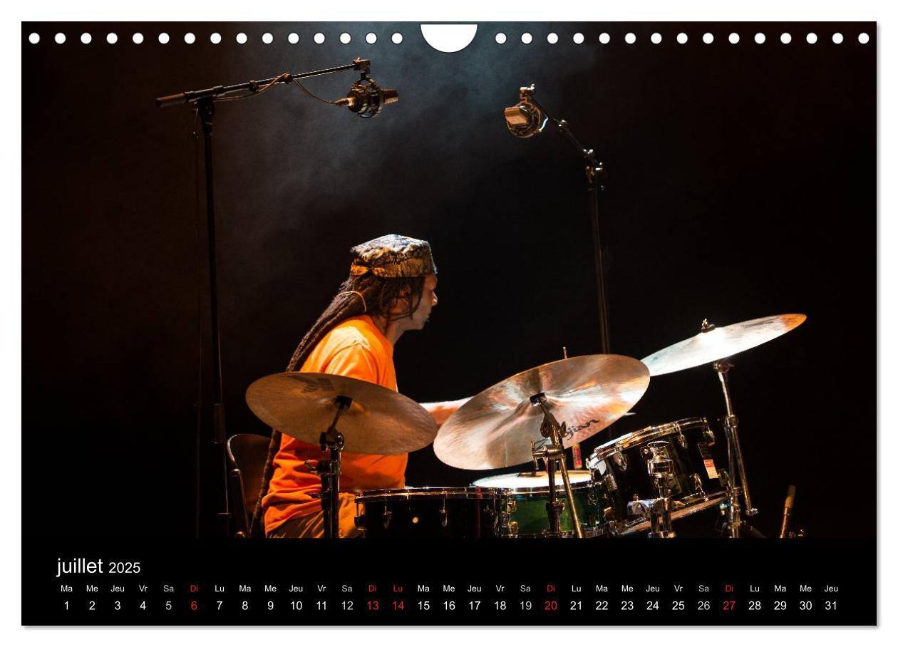 Bild: 9781325964840 | Jazz drums (Calendrier mural 2025 DIN A4 vertical), CALVENDO...