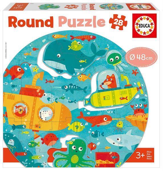 Cover: 8412668189072 | Unterwasser - Rund-Puzzle (Puzzle) | Spiel | Unbestimmt | 2021 | Educa