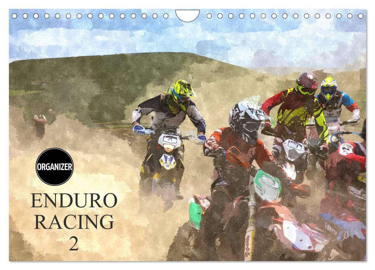 Cover: 9781325884063 | ENDURO RACING 2 (Wall Calendar 2024 DIN A4 landscape), CALVENDO 12...