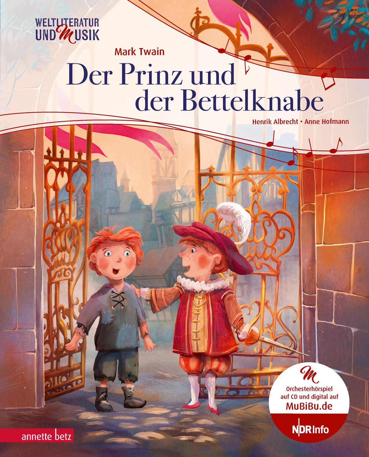Cover: 9783219120073 | Der Prinz und der Bettelknabe (Weltliteratur und Musik mit CD und...