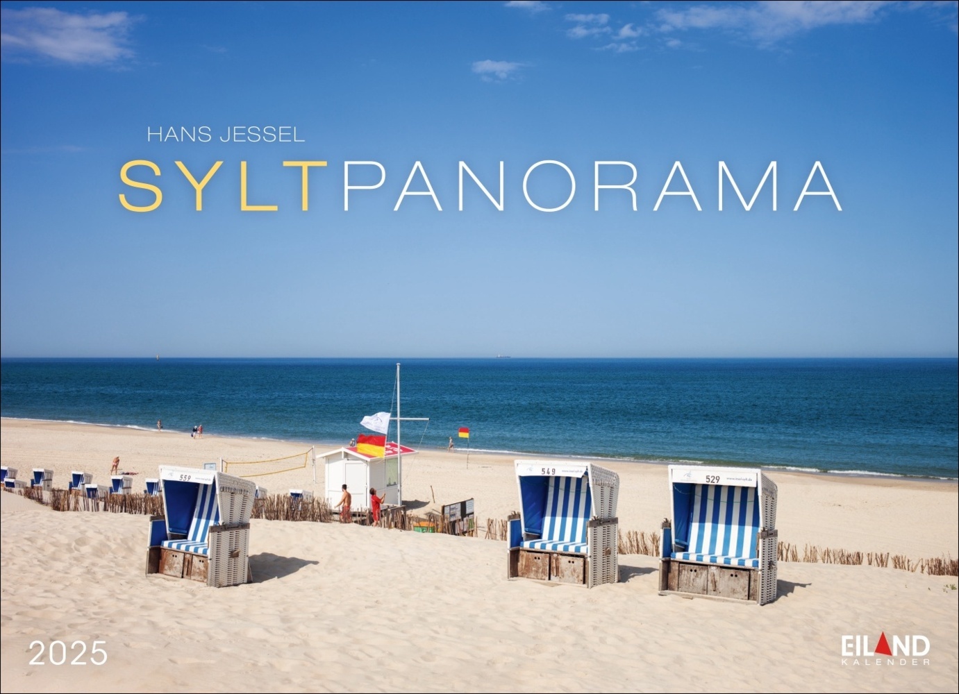 Cover: 9783964023384 | Sylt Panorama Postkartenkalender 2025 - Hans Jessel | Hans Jessel