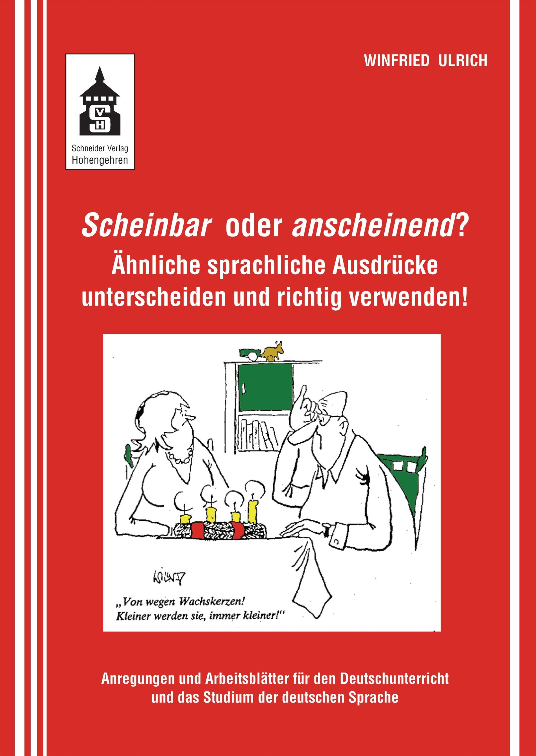 Cover: 9783834022240 | Scheinbar oder anscheinend? | Winfried Ulrich | Taschenbuch | 184 S.