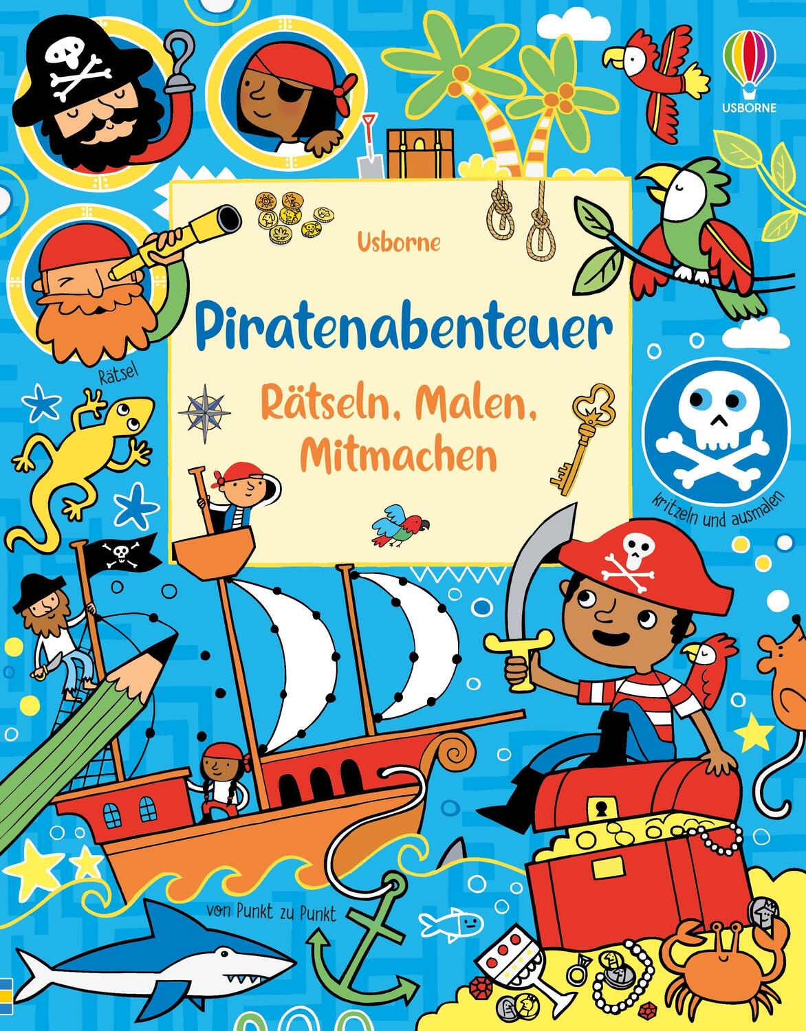 Cover: 9781035701520 | Piratenabenteuer - Rätseln, Malen, Mitmachen | Taschenbuch | 96 S.