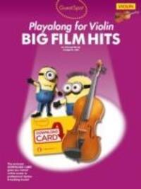 Cover: 9781783058754 | Guest Spot: Big Film Hits Playalong For Violin | Music Sales Own