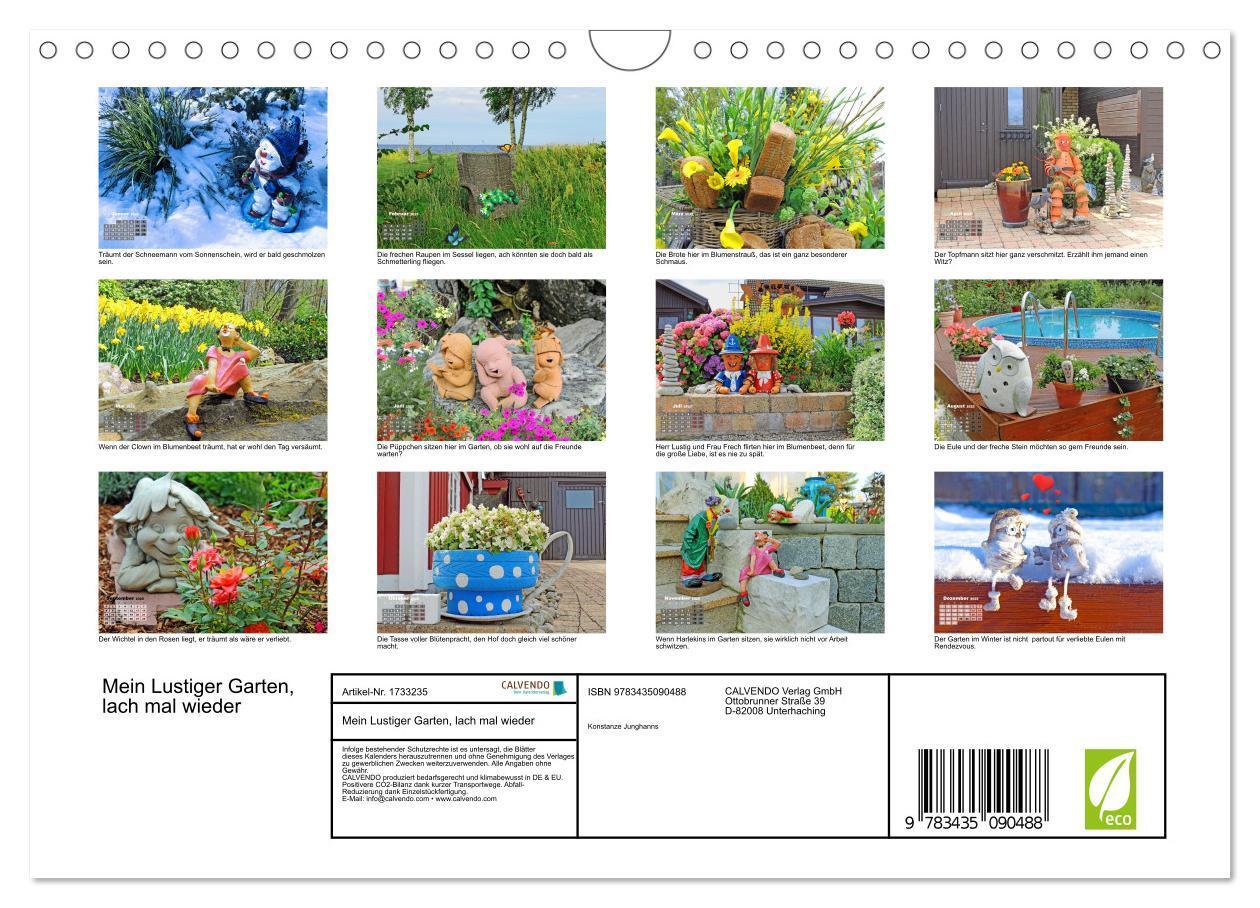 Bild: 9783435090488 | Mein Lustiger Garten, lach mal wieder (Wandkalender 2025 DIN A4...