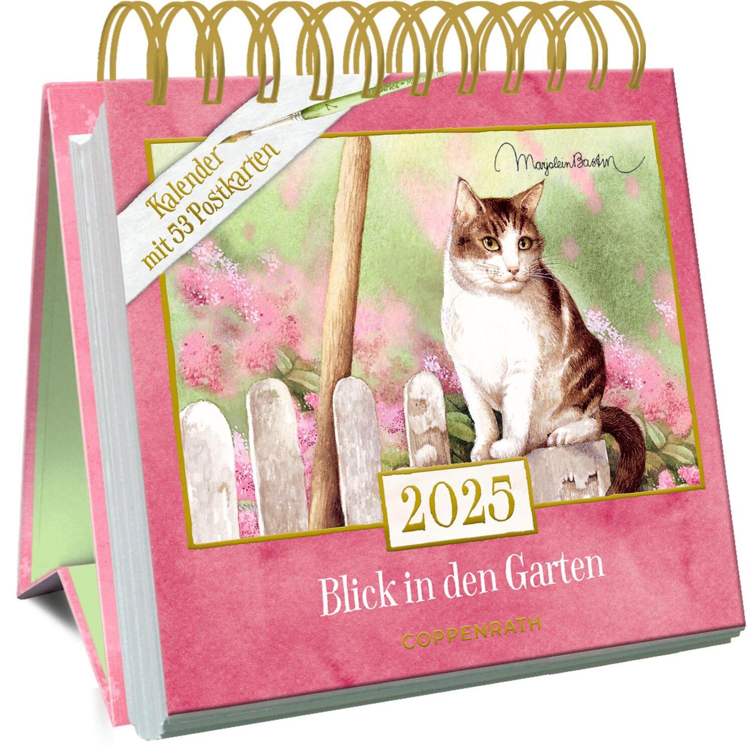 Cover: 4050003955230 | Kalender mit 53 Postkarten: 2025 - Marjolein Bastin - Blick in den...