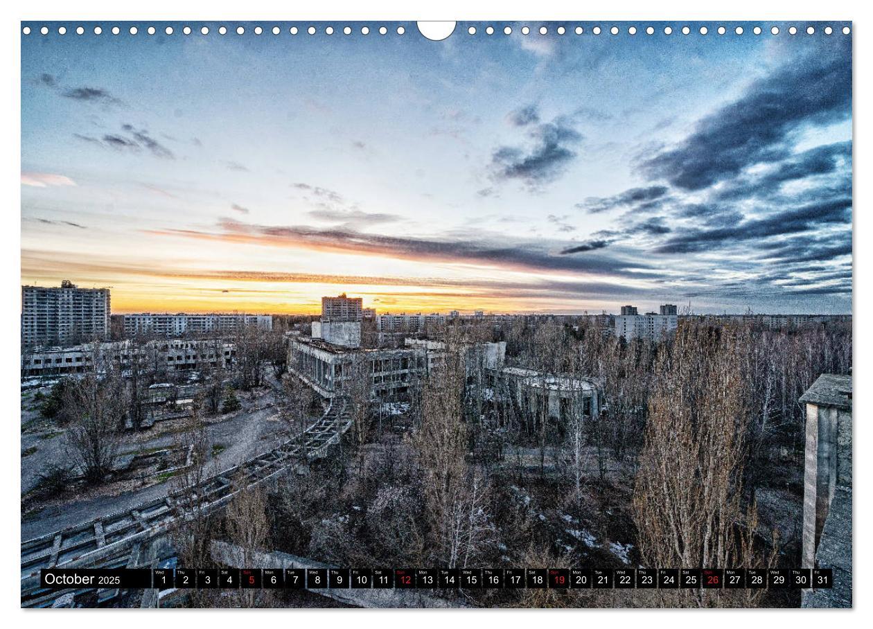 Bild: 9781325939282 | Chernobyl - The exclusion zone (Wall Calendar 2025 DIN A3...