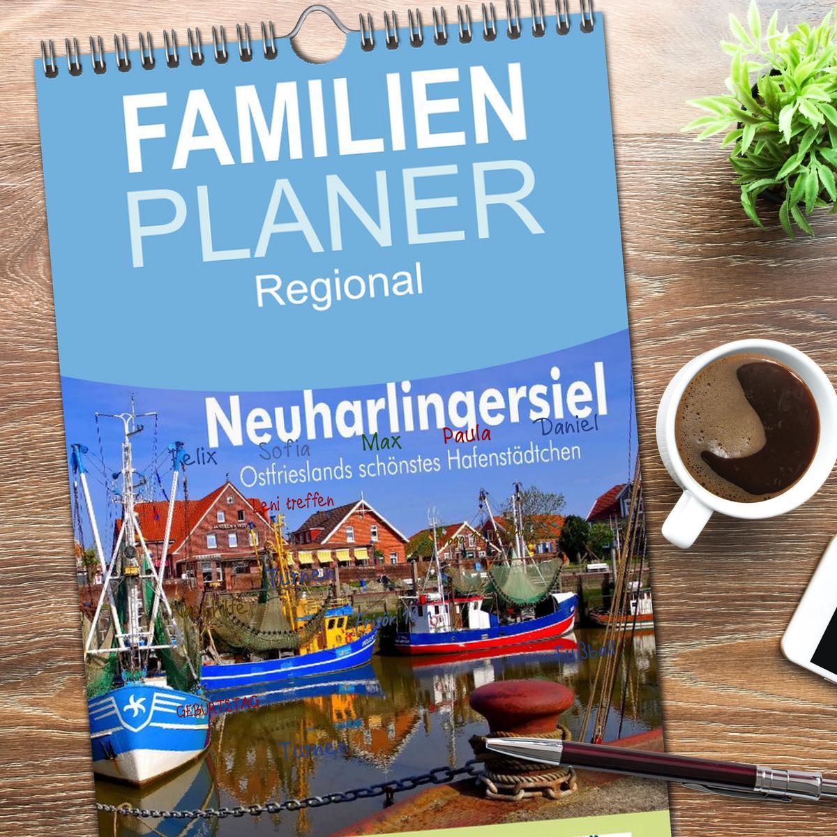 Bild: 9783457104804 | Familienplaner 2025 - Neuharlingersiel - Ostfrieslands schönstes...