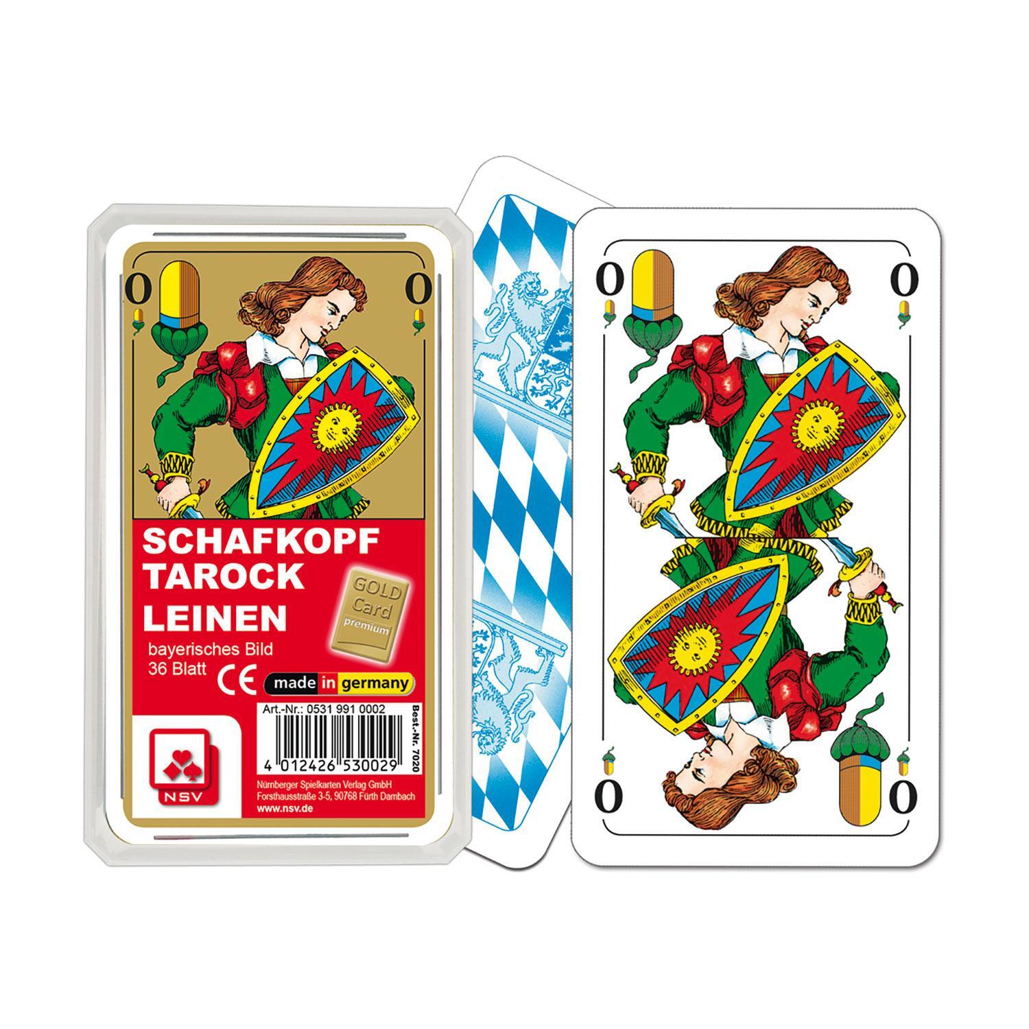 Cover: 4012426530029 | Schafkopf - Premium Leinen (NSV) | Nürnberger Spielkarten Verlag
