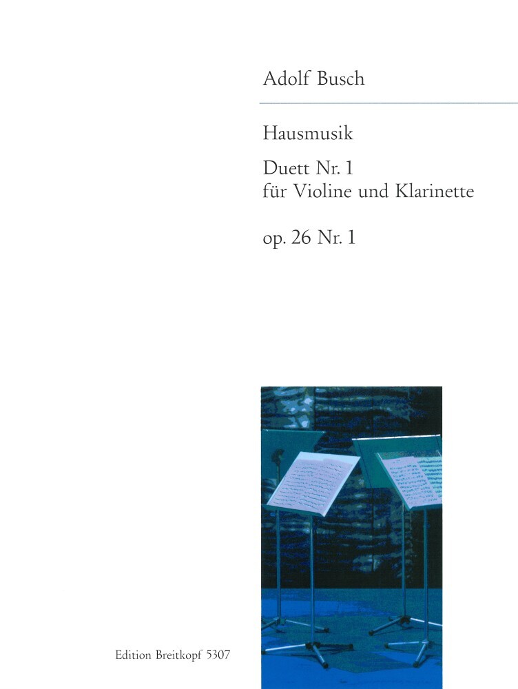 Cover: 9790004163917 | Hausmusik 1 Op.26 (Duet) | Busch | Buch | Breitkopf &amp; Härtel