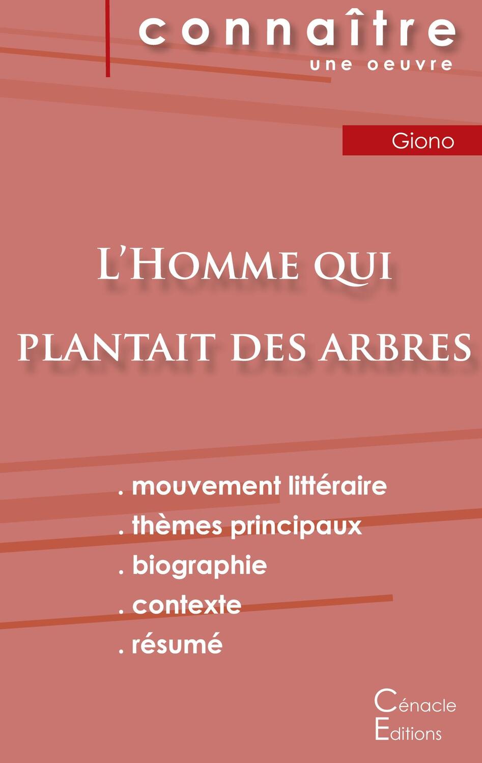 Cover: 9782367889788 | Fiche de lecture L'Homme qui plantait des arbres de Jean Giono...