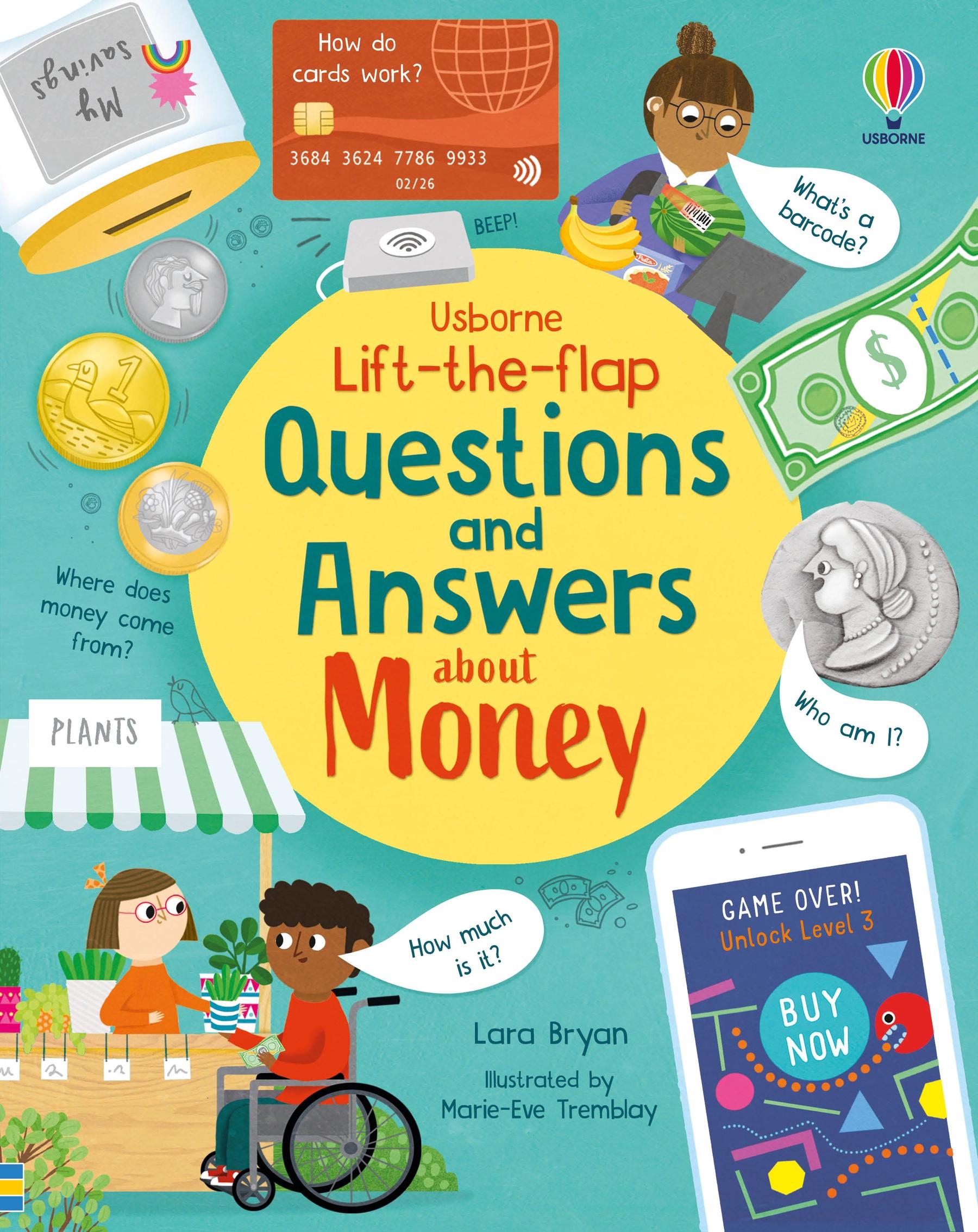 Cover: 9781803702513 | Lift-the-flap Questions and Answers about Money | Lara Bryan | Buch