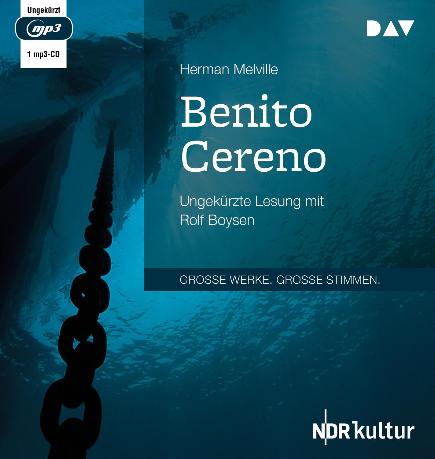 Cover: 9783742413918 | Benito Cereno | Ungekürzte Lesung mit Rolf Boysen (1 mp3-CD) | MP3