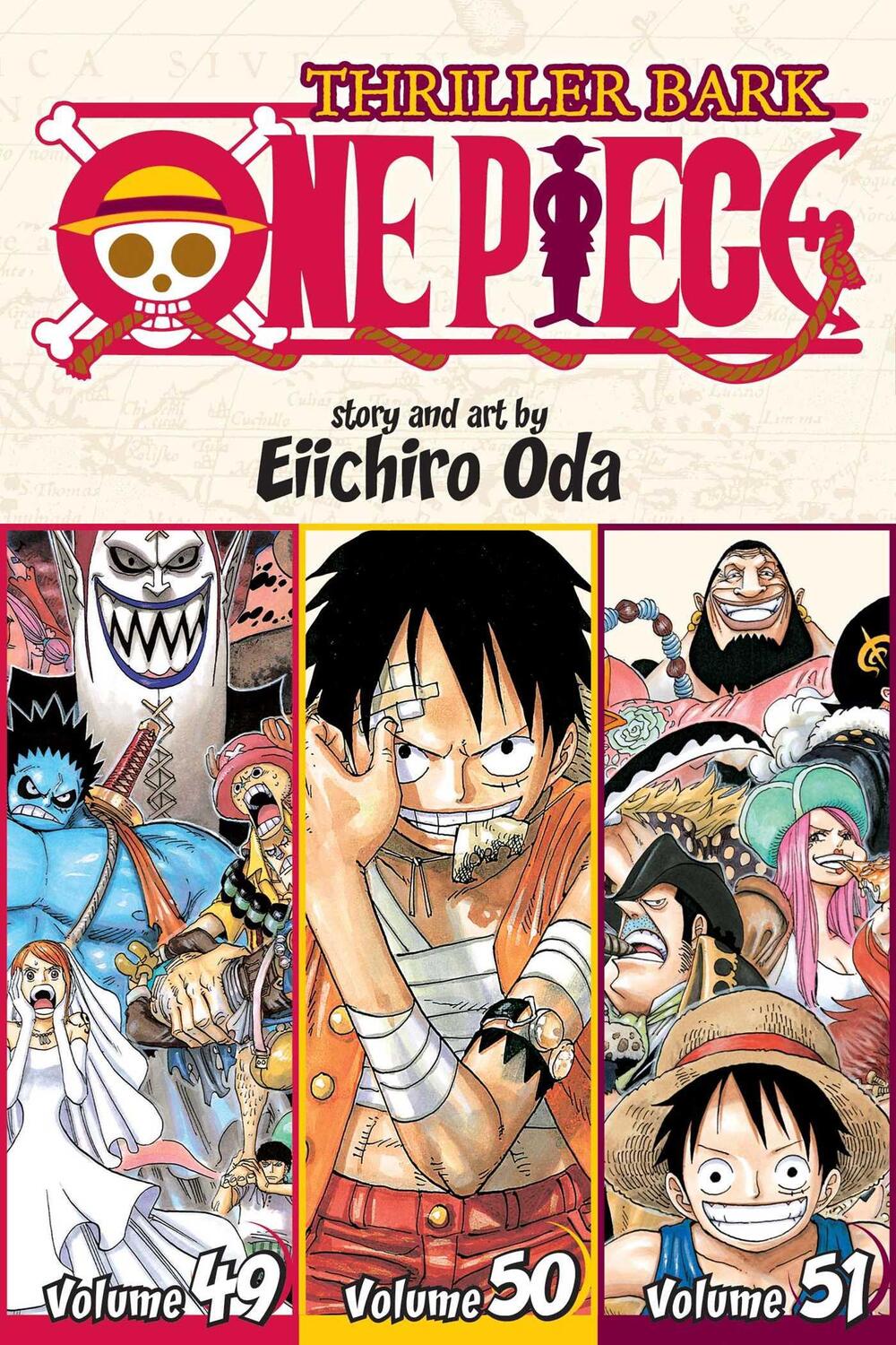 Cover: 9781421583372 | One Piece (Omnibus Edition), Vol. 17 | Includes vols. 49, 50 & 51