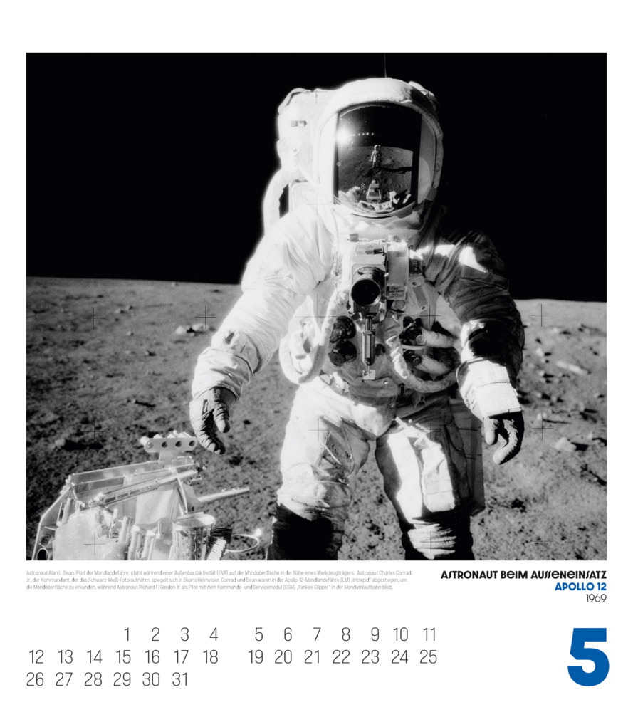 Bild: 9783838425085 | The Apollo Archives Kalender 2025 | Ackermann Kunstverlag | Kalender