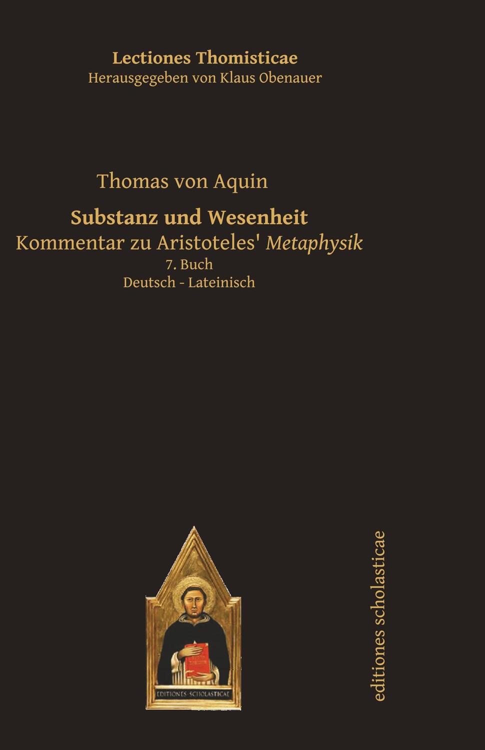 Cover: 9783868385786 | Substanz und Wesenheit | Thomas von Aquin | Taschenbuch