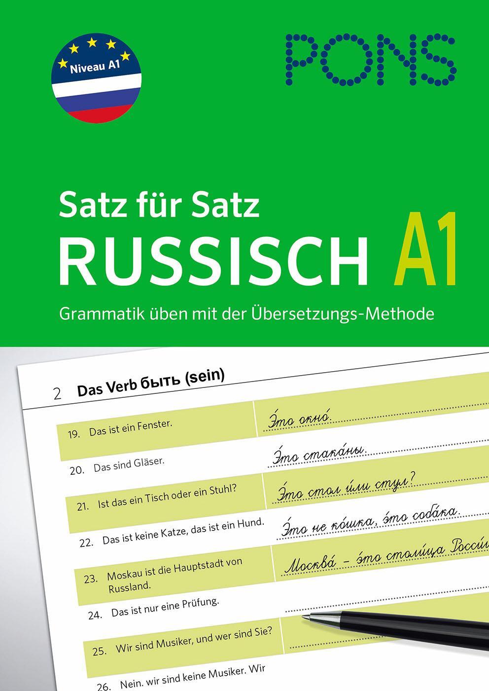 Cover: 9783125623477 | PONS Satz für Satz Russisch A1 | Taschenbuch | Deutsch | 2021