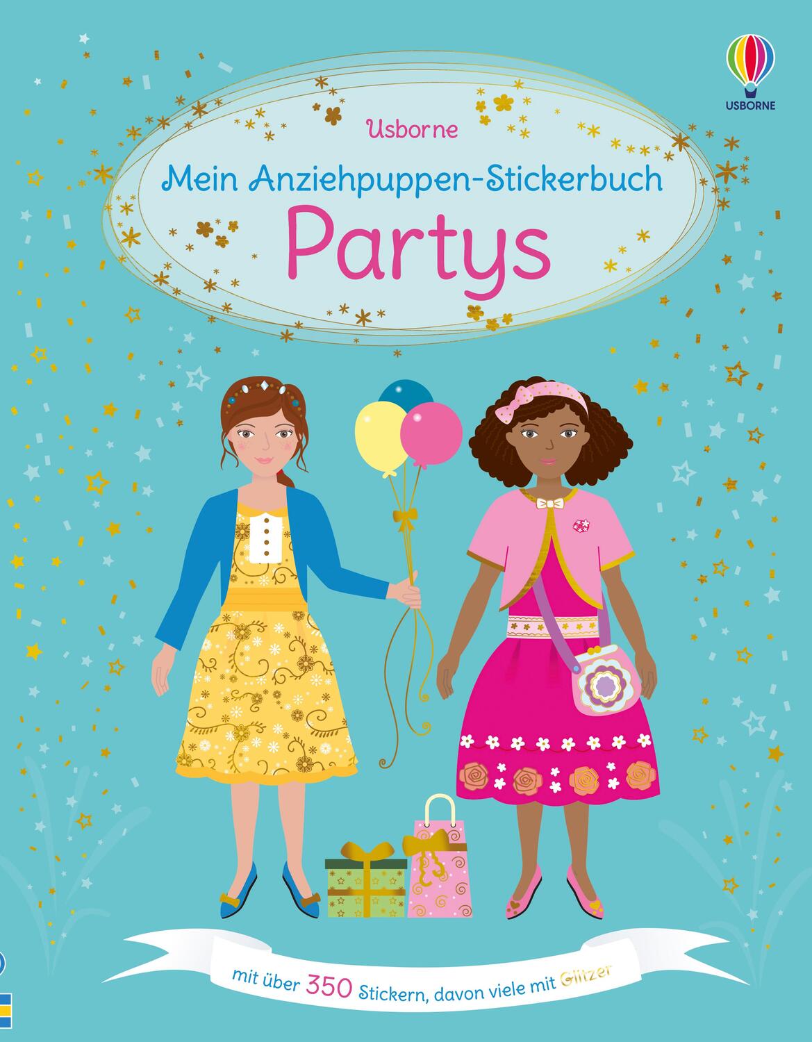 Cover: 9781789418095 | Mein Anziehpuppen-Stickerbuch: Partys | mit über 350 Stickern | Watt