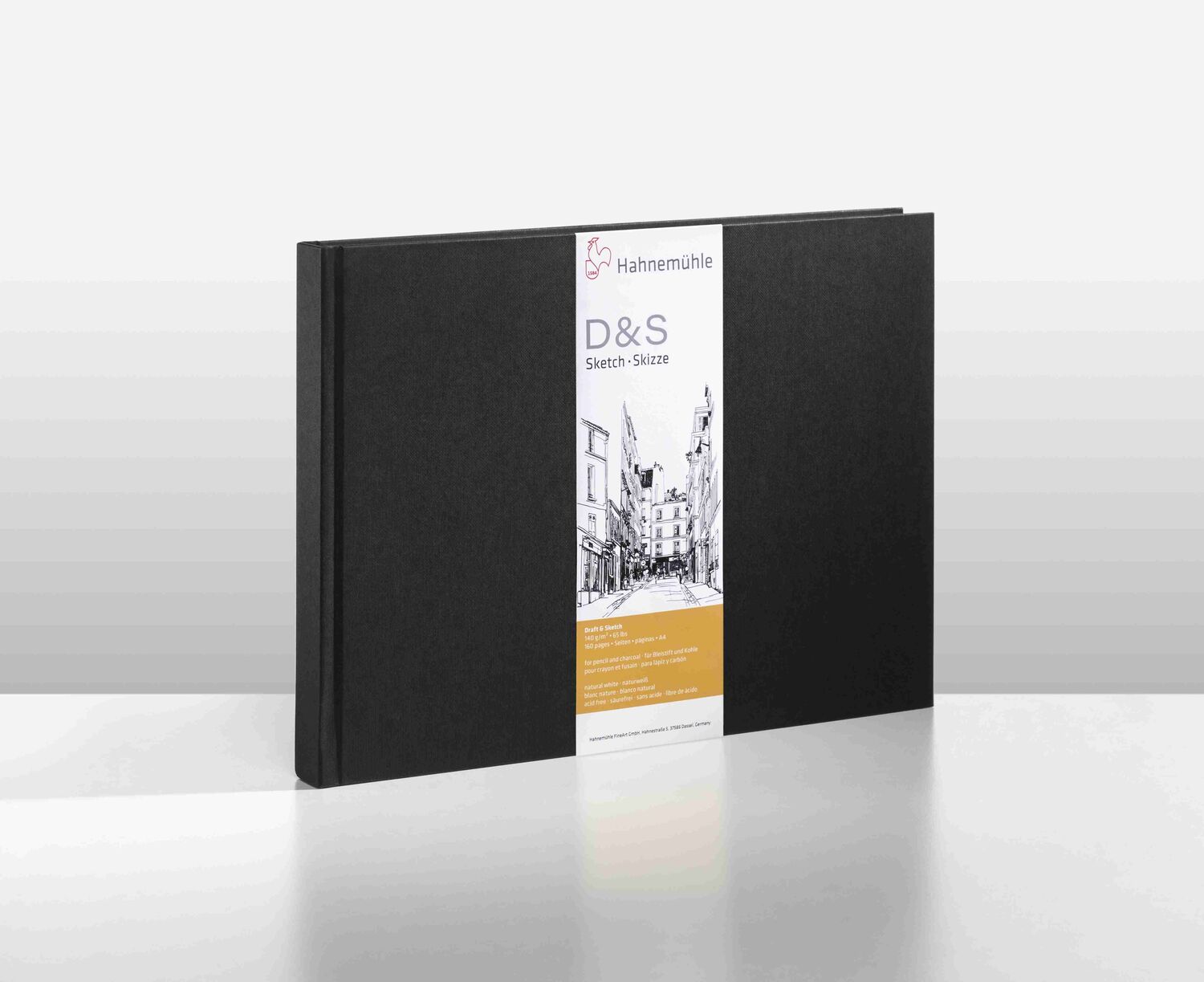 Cover: 4011367282738 | Hahnemühle Papier Skizzenbuch D&amp;S, DIN A 4 Querformat, 140 g/m² | 2023