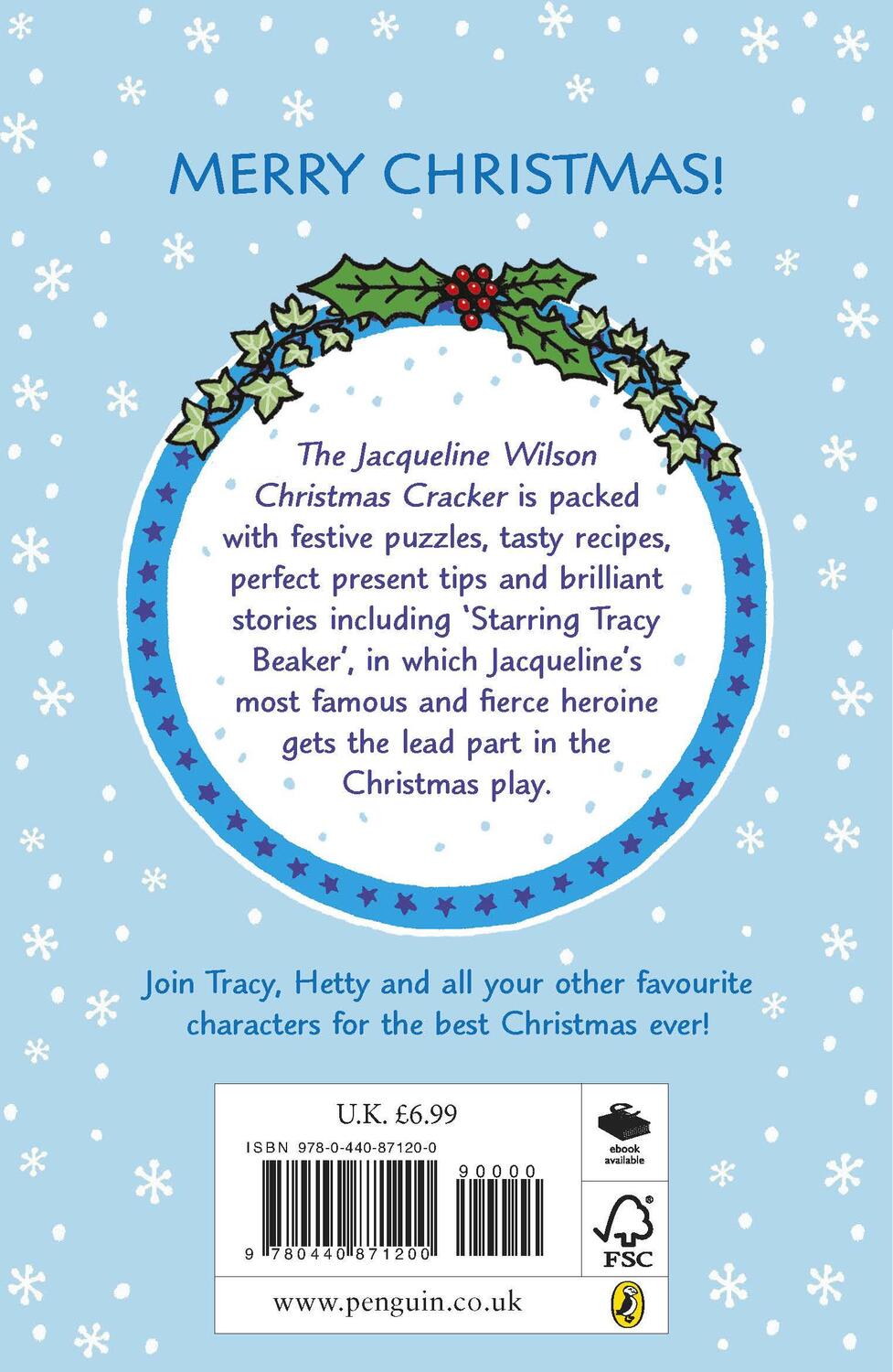 Rückseite: 9780440871200 | The Jacqueline Wilson Christmas Cracker | Jacqueline Wilson | Buch