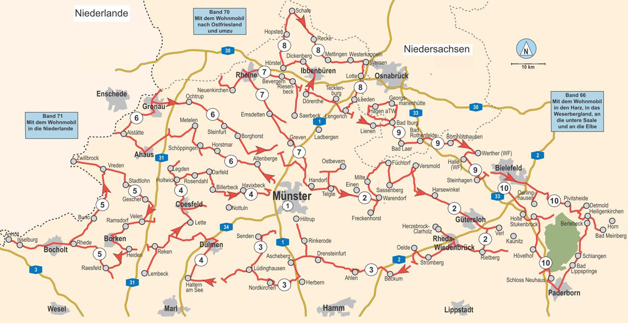 Bild: 9783869035819 | Mit dem Wohnmobil ins Münsterland | und in den Teutoburger Wald | Buch