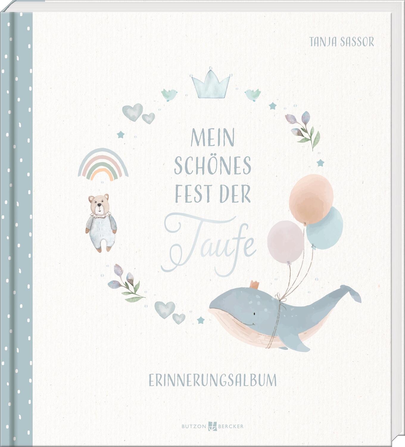 Cover: 9783766636621 | Mein schönes Fest der Taufe | Erinnerungsalbum | Tanja Sassor | Buch