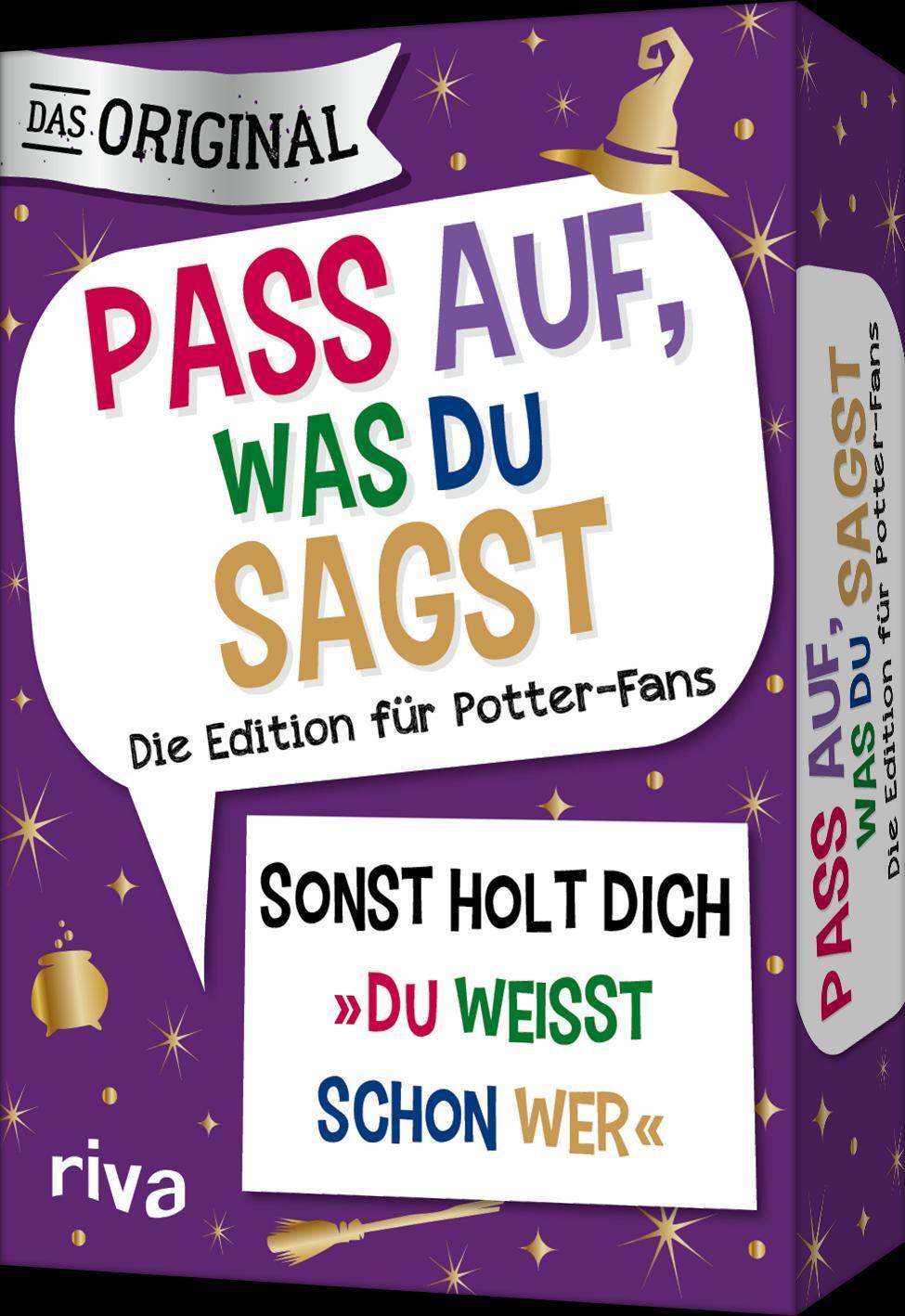 Cover: 9783742326195 | Pass auf, was du sagst - Die Edition für Potter-Fans | Emma Hegemann