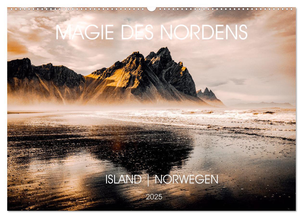 Cover: 9783383859434 | Magie des Nordens, Island und Norwegen (Wandkalender 2025 DIN A2...