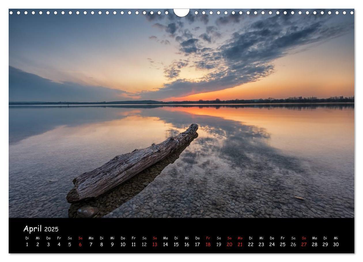 Bild: 9783435578313 | silent minutes - Lichtstimmungen im 5-Seen-Land (Wandkalender 2025...