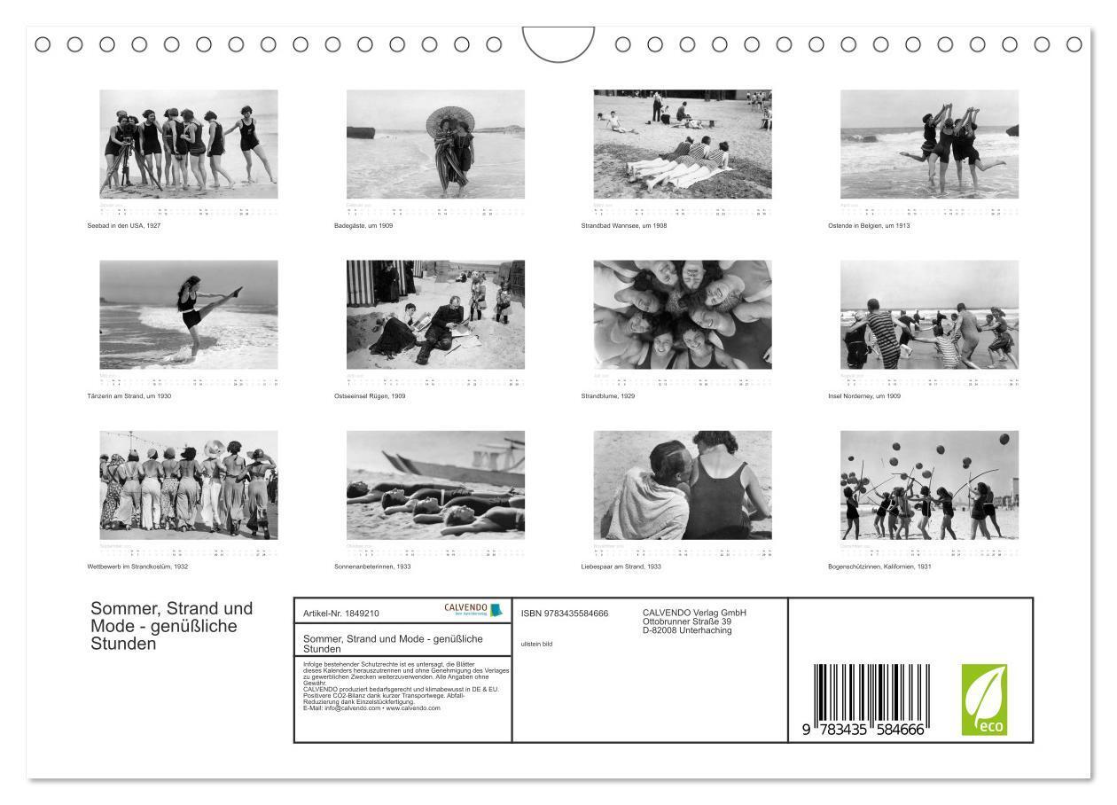 Bild: 9783435584666 | Sommer, Strand und Mode - genüßliche Stunden (Wandkalender 2025 DIN...