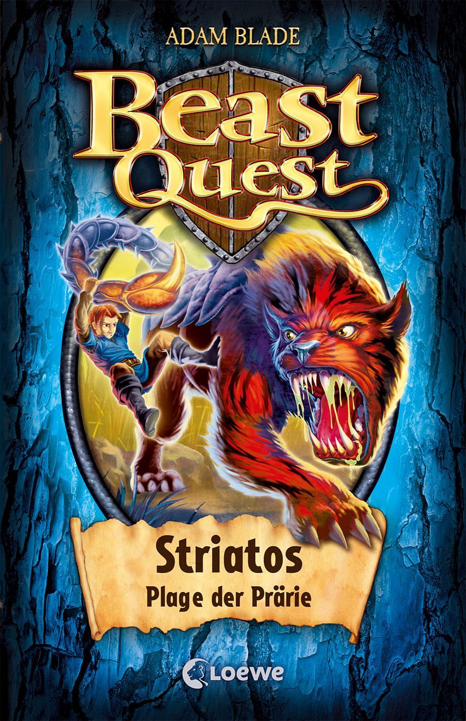 Cover: 9783785584835 | Beast Quest 44. Striatos, Plage der Prärie | Band 44 | Adam Blade