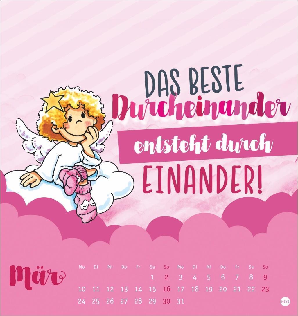 Bild: 9783756408009 | Schutzengel Postkartenkalender 2025 | Heye | Kalender | Spiralbindung