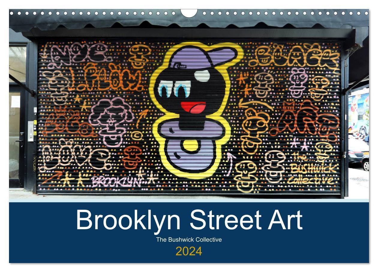 Cover: 9783383028236 | Brooklyn Street Art (Wandkalender 2024 DIN A3 quer), CALVENDO...