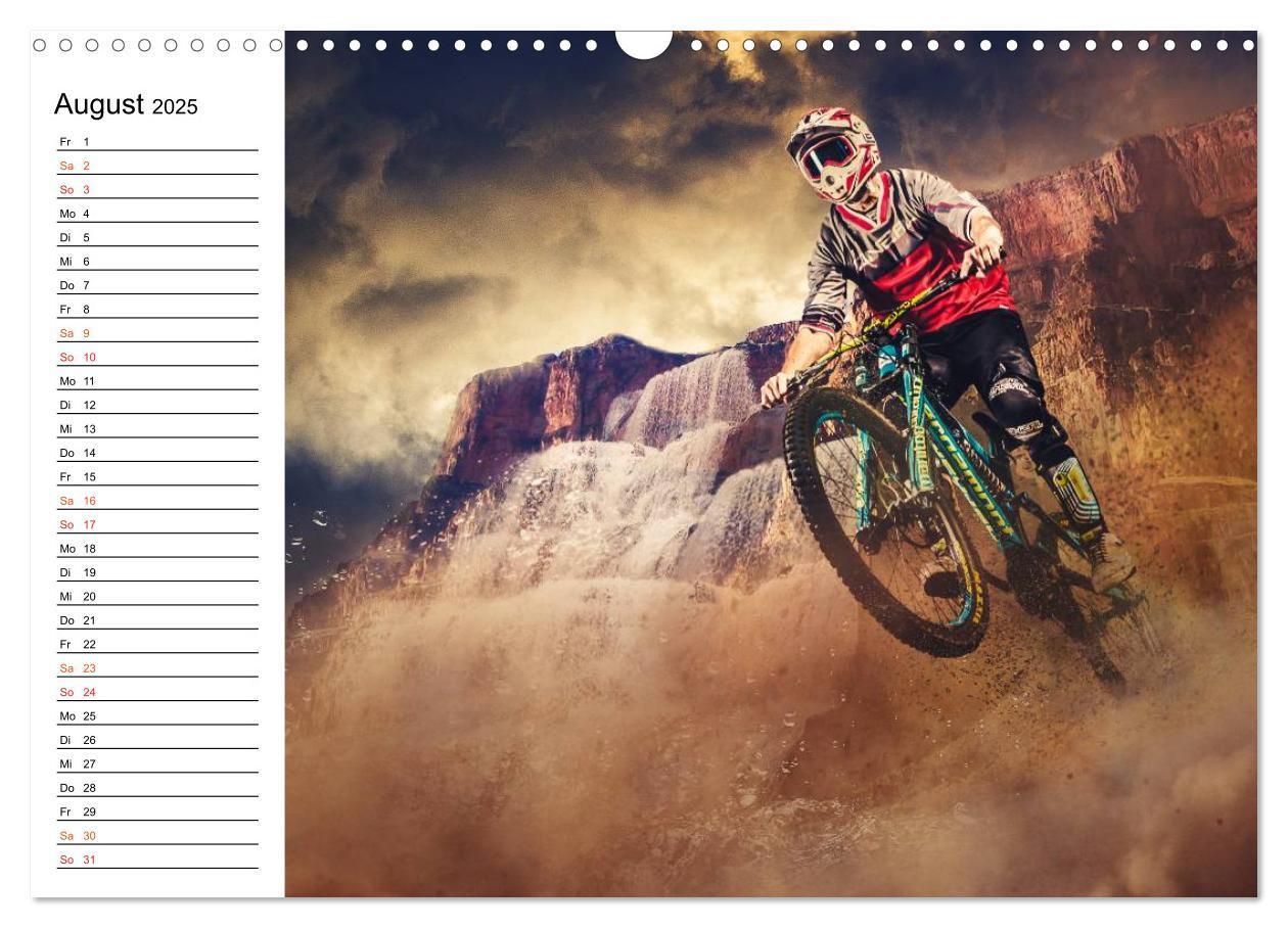 Bild: 9783435487806 | Mountainbike Trails (Wandkalender 2025 DIN A3 quer), CALVENDO...