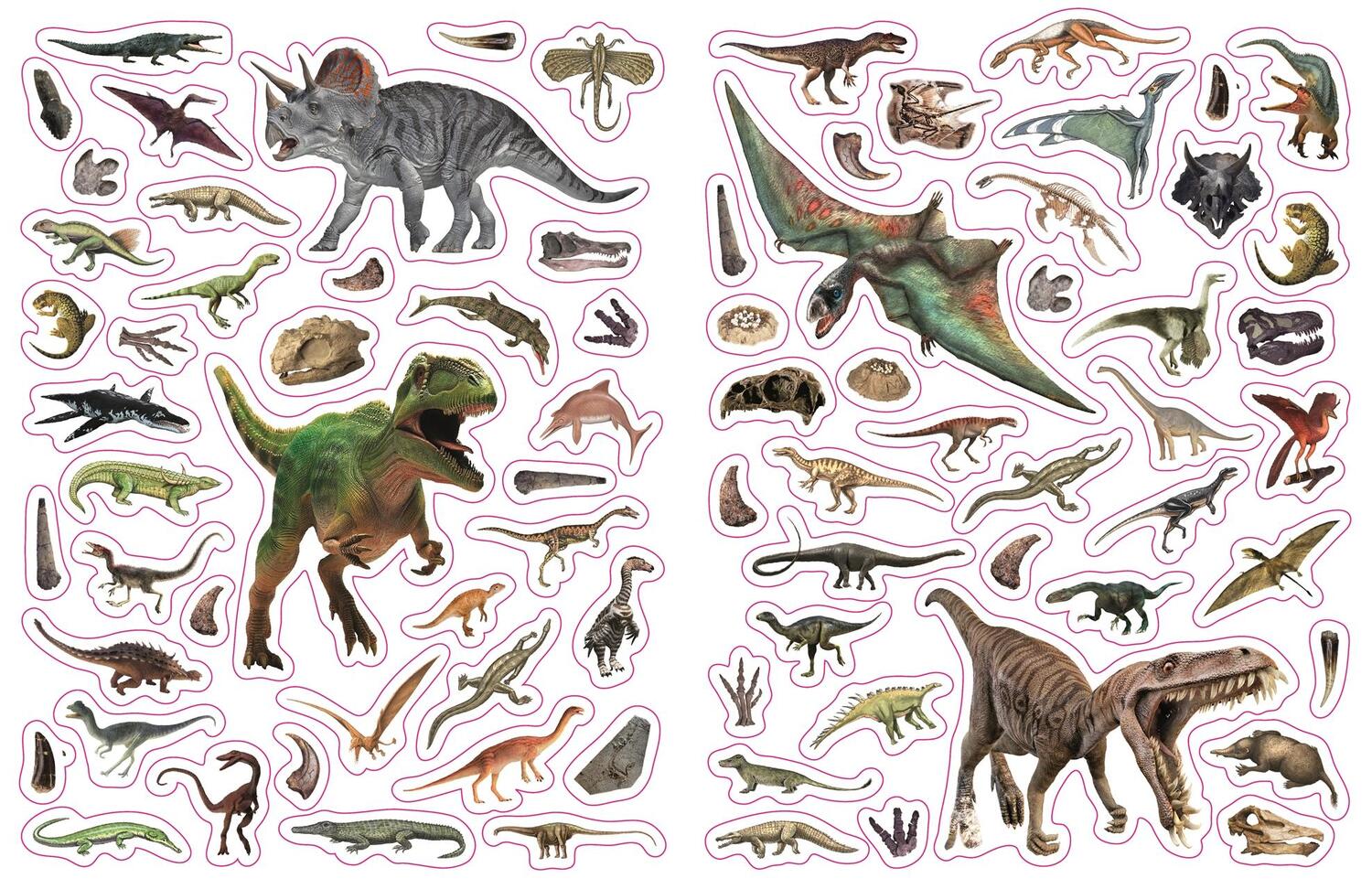 Bild: 9783831039340 | Sticker-Lexikon. Dinosaurier | Mit über 600 Stickern | Taschenbuch