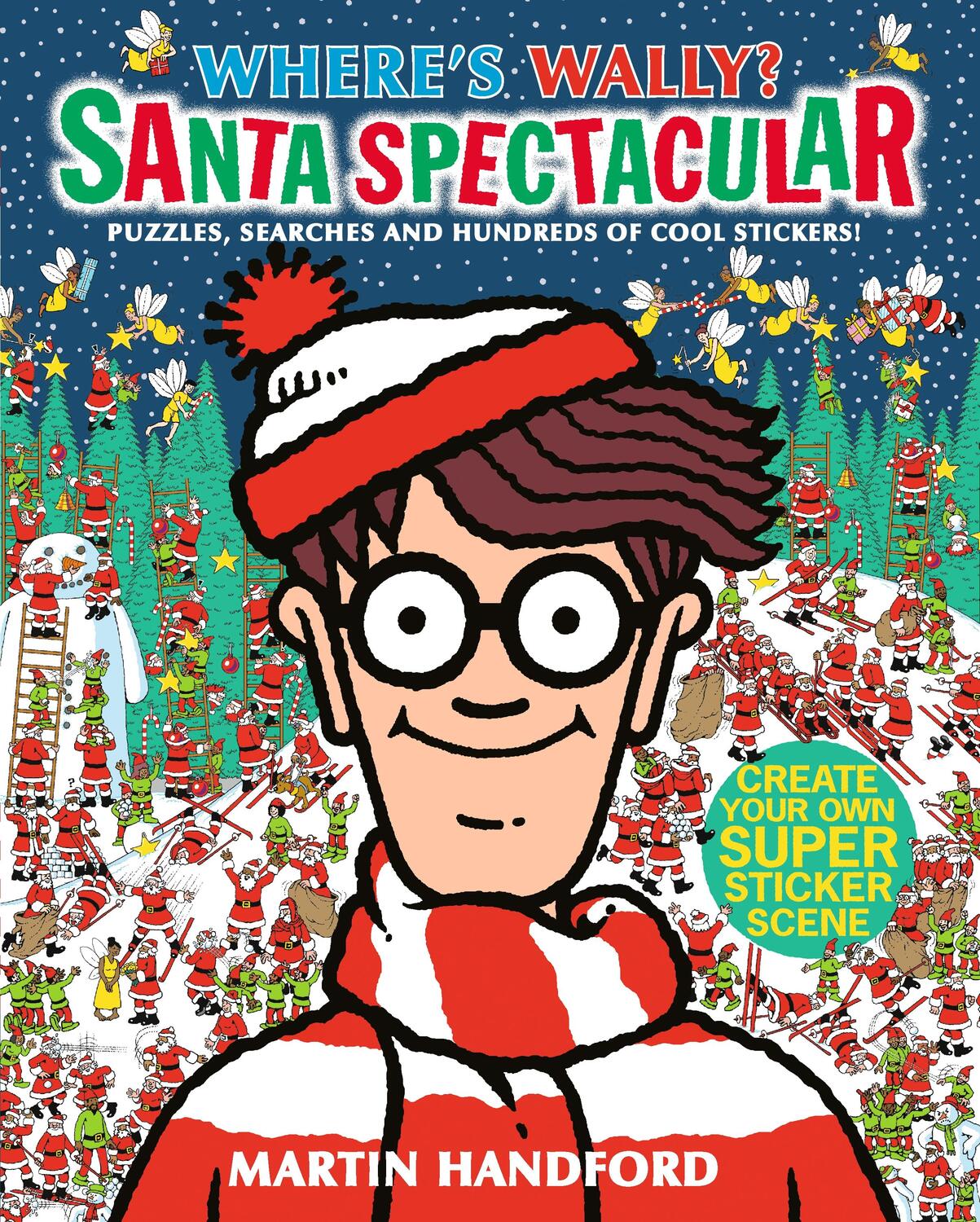 Cover: 9781406378634 | Where's Wally? Santa Spectacular Sticker Activity Book | Handford